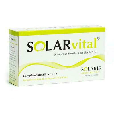 SOLARVITAL 20 AMPOLLAS (CAJA VERDE) -SOLARIS-