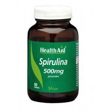 SPIRULINA 500 MG 60 COMP -HEALTH AID-