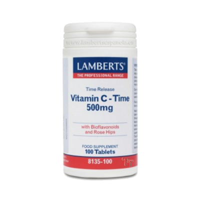 VITAMINA C-TIME 500 MG  BIOFLA 100 TAB -LAMBERT-