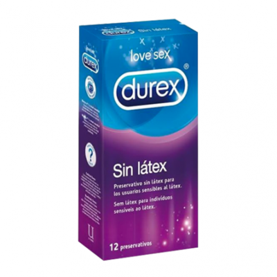 DUREX SIN LATEX 12 UNIDADES