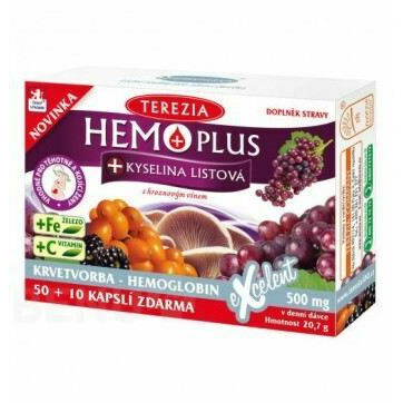 HEMOPLUS ACIDO FOLICO 60 CAPS -CASA TEREZIA-