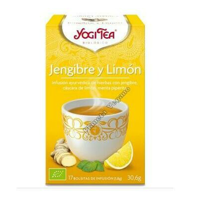 TE YOGI JENJIBRE LIMON BIO 30GR -YOGI TEA-