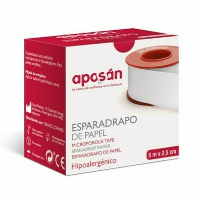 ESPARADRAPO TELA PIEL 5 X 2.5 CM APOSAN