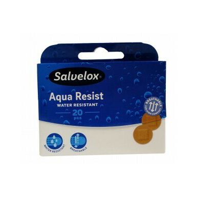 TIRITAS REDONDAS SALVELOX AQUA RESIST 20 UNID