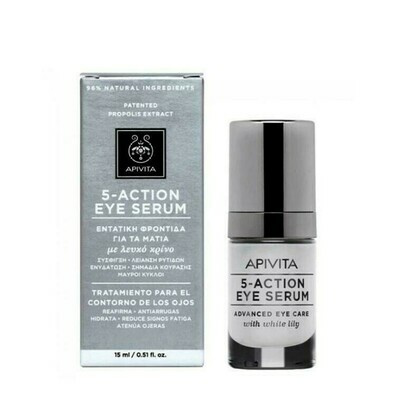 APIVITA 5-ACTION EYE SERUM CON LIRIO BLANCO