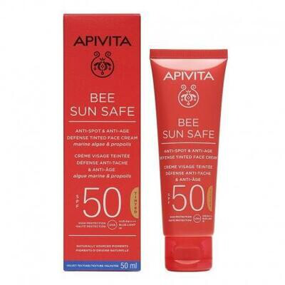 APIVITA SOLAR F-50 HYDRA FRESH GEL-CREMA COLOR