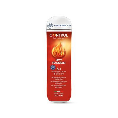 CONTROL  GEL CALOR DE MASAJE HIDRATANTE 200ML