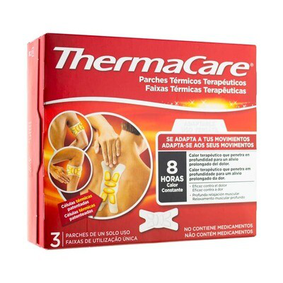 THERMACARE PARCHES TERMICOS ADAPTABLES 3 PARCHES