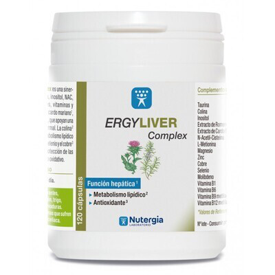 ERGYLIVER COMPLEX 120 CAPSULAS-NUTERGIA-