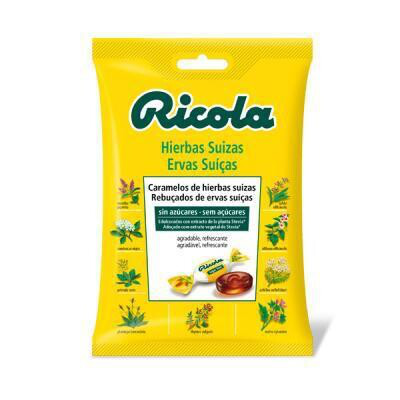 RICOLA CARAMELO BOLSA HIERBAS S/A CON STEVIA 75G