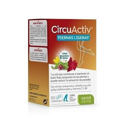 CIRCUACTIV PIERNAS LIGERAS 60 COMP SANTE VERTE