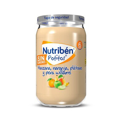 NUTRIBEN POTITOS MANZANA, NARANJA, PLATANO Y PER