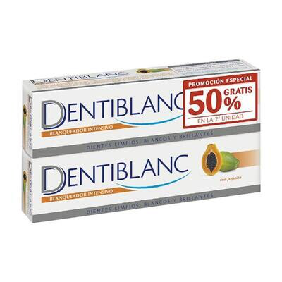 DENTIBLANC BLANQUEADOR CON PAPAINA PASTA DUPLO 2X100ML