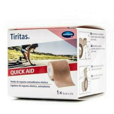 TIRITAS QUICK AID COLOR PIEL 6 CM X 2 M -HARTMAN