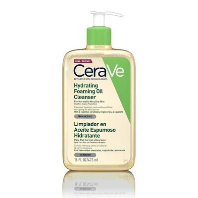 CERAVE ACEITE LIMPIADOR ESPUMOSO 473 ML