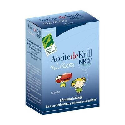 ACEITE DE KRILL NIÑOS 60 PERLAS 100 NATURAL