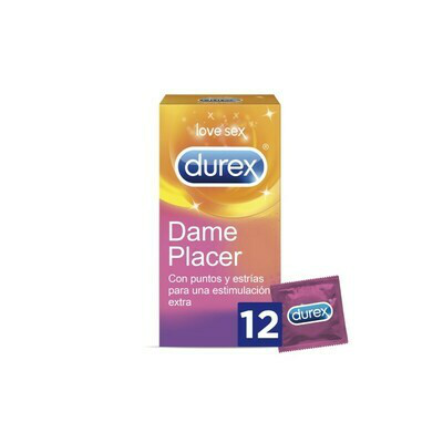 DUREX DAME PLACER PRESERVATIVOS 12 U