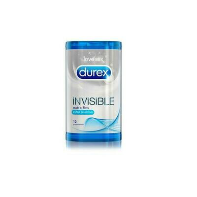 DUREX INVISIBLE EXTRA FINO EXTRA SENSITIVO PRESE