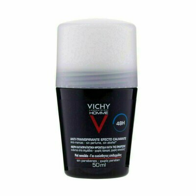 VICHY HOMME DESODORANTE ROLL-ON 48H PIEL SENSIBLE 50ML