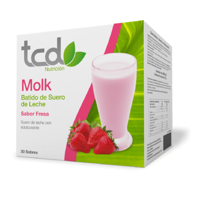 TCUIDA  MOLK SABOR FRESA 30SOBRES