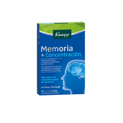 KNEIPP MEMORIA CONCENTRACION 30 CAPSULAS