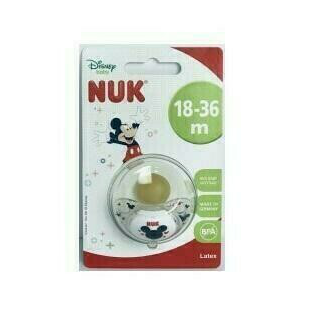 CHUPETE LATEX NUK DISNEY MICKEY T-3 N 1 U