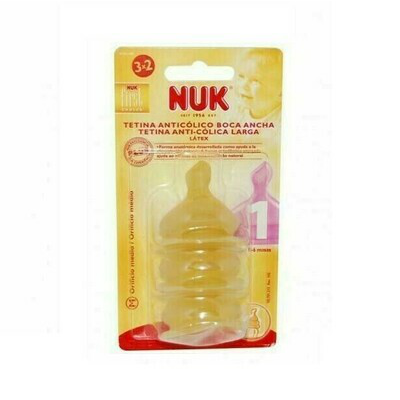 NUK  TETINA LATEX  FIRST CHOICE AGUA T-1-- S-- 2