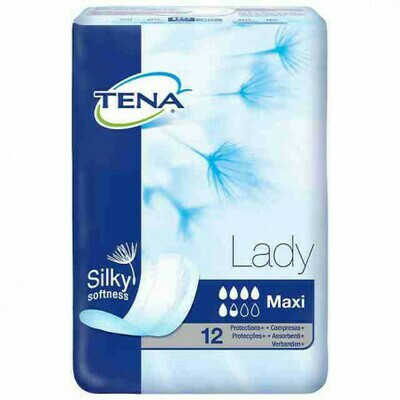 COMPRESA TENA LADY MAXI 12 UNIDADES