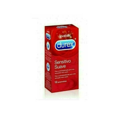 DUREX SENSITIVO SUAVE PRESERVATIVOS 12 U