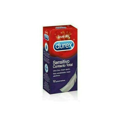 DUREX SENSITIVO CONTACTO TOTAL 12U