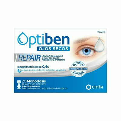 OPTIBEN OJOS SECOS REPAIR 20 MONODOSIS