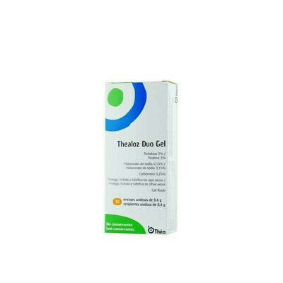 THEALOZ DUO GEL UNIDOSIS 0.4 G ML 30 UNIDOSIS