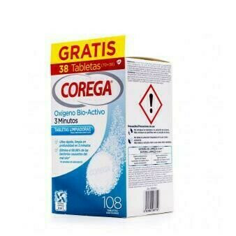 COREGA OXIGENO BIO-ACTIVO LIMPIEZA PROTESIS