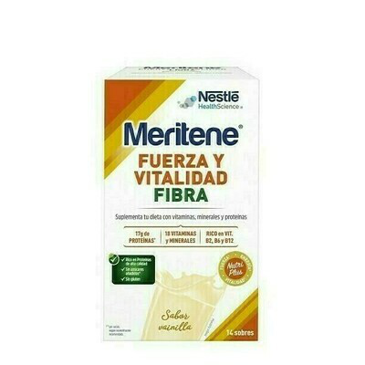 MERITENE FIBRA 35 G 14 SOBRES VAINILLA