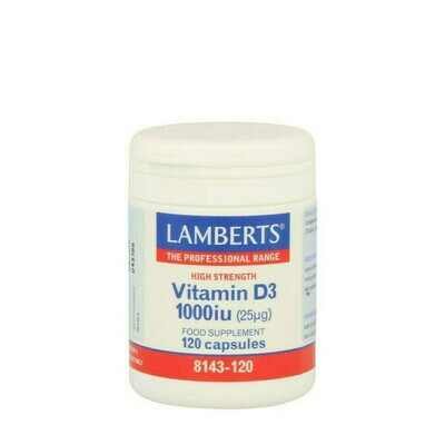 LAMBERTS VITAMINA D3 1000UI 120 CAPSULAS