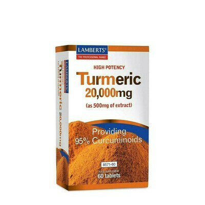 LAMBERTS TURMERIC - CURCUMA 20.000 MG 60 TAB