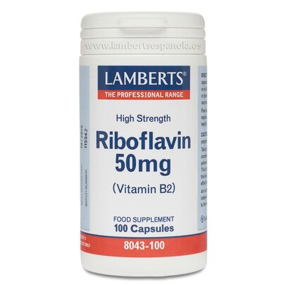 LAMBERTS RIBOFLAVINA 50MG VIT B2