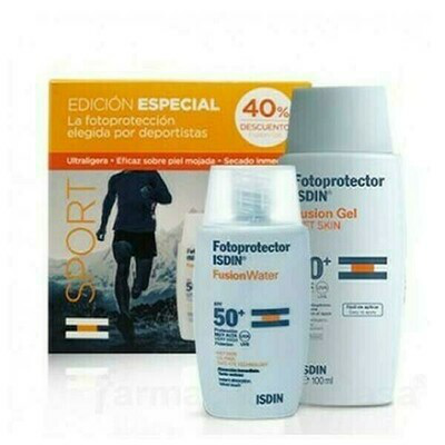 PACK SPORT FOTOPROTECTOR ISDIN FUSION SPF50  GEL