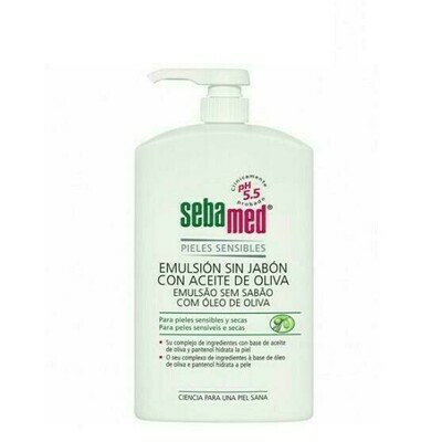 SEBAMED EMULSION OLIVA SIN JABON CON 1 L