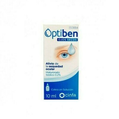 OPTIBEN GOTAS SEQUEDAD OCULAR 10 ML