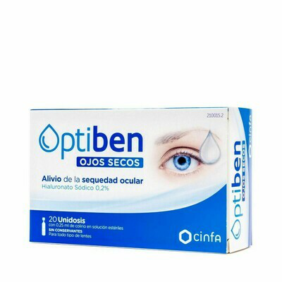 OPTIBEN COLIRIO 0.25 ML 20 AMP MONODOSIS