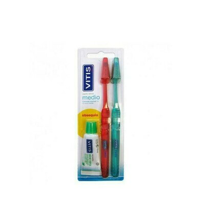 CEPILLO DENTAL ADULTO VITIS MEDIO DUPLO