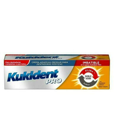 KUKIDENT PRO DOBLE ACCION CREMA ADHESIVA 60G