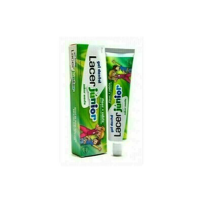 LACER JUNIOR GEL DENTAL 75 ML MENTA 6-12A