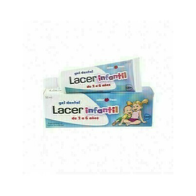 LACER INFANTIL GEL DENTAL 75 ML FRESA 2-6