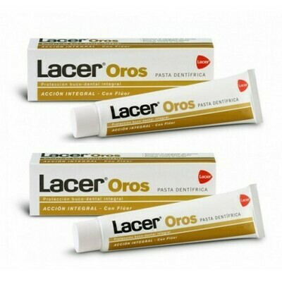 LACER OROS PASTA DENT DUPLO2X125ML