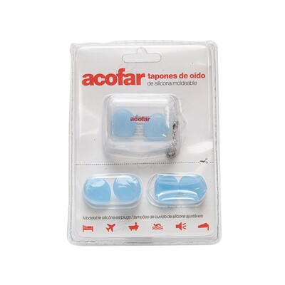 TAPONES OIDOS ACOFARMA SILICONA MOLDEABLE 6 U