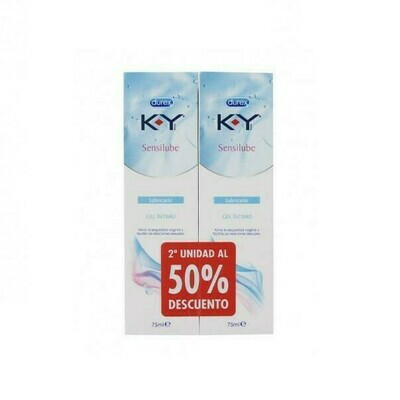 K-Y GEL LUBRICANTE HIDROSOLUBLE INTIMO 75 ML 2 U