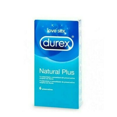 DUREX NATURAL PLUS PRESERVATIVOS 6 U