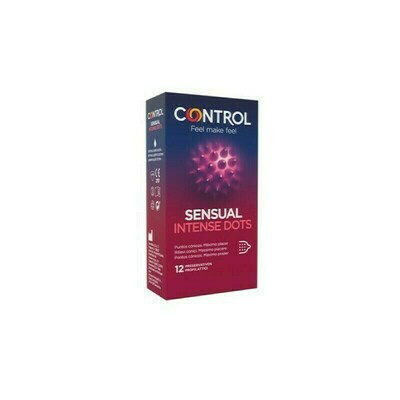 CONTROL SENSUAL INTENSE DOTS PRESERVATIVOS 12 U